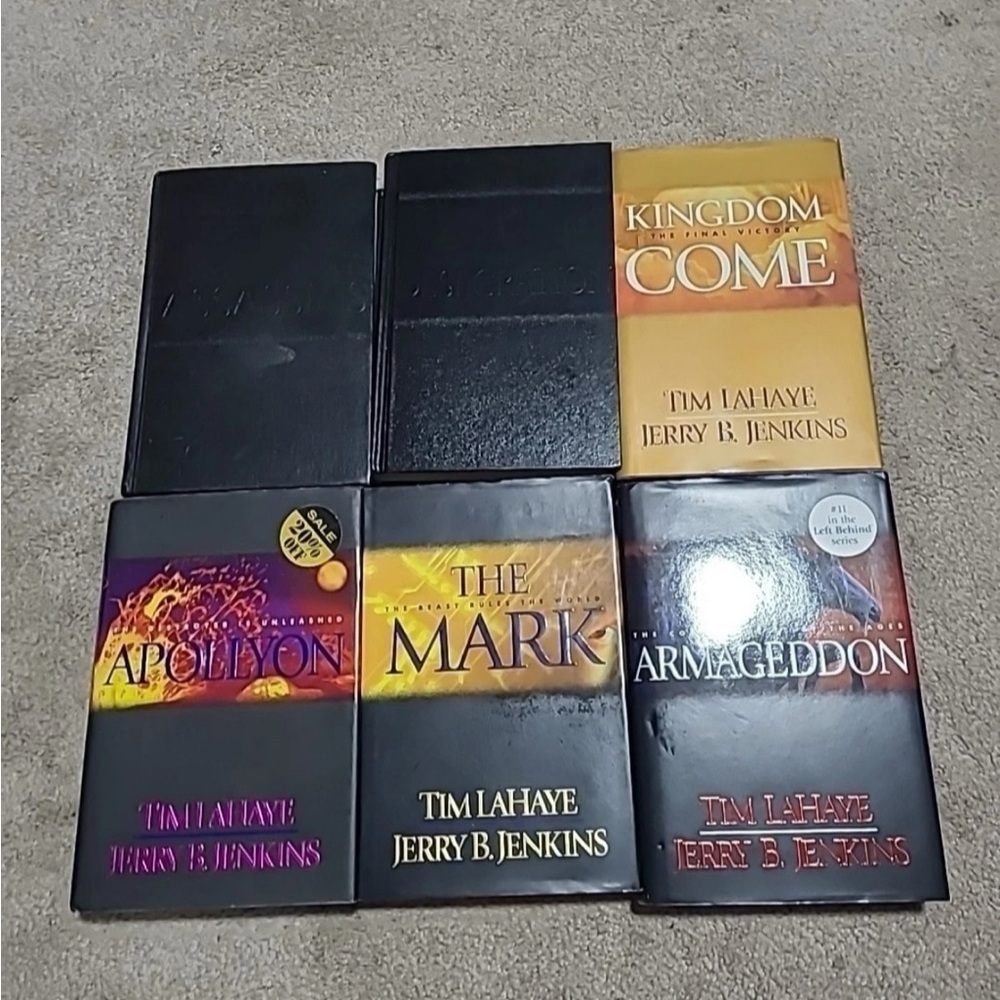 Lot of 6 Left Behind series Tim LaHaye & Jerry B Jenkins